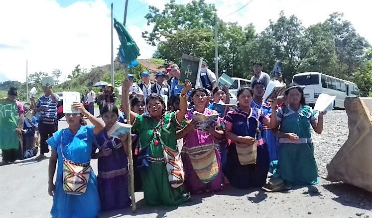 Acciones tomadas en la provincia de Chiriqui por manifestantes. Mayra Madrid