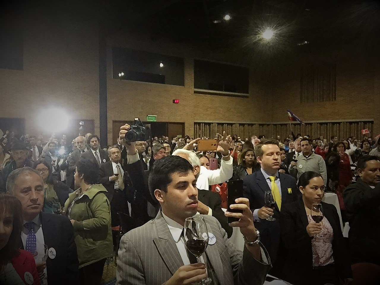 Brindis evento Si a la Paz