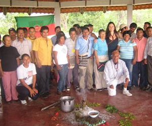 Los asistentes al encuentro de salud indígena. Foto: Tejido de comunciación Acin